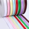 Wholesale Colorful Garment Accessories Wedding Decoration Printed Silk Ribbon Custom Stain Ribbon For Gift Box