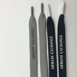 Wholesale cotton shoelace custom printed rope lace