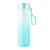 Import Wholesale Custom Frosted coloured crystal glass water bottles with straw from China