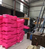 Wholesale customized LOGO large 87cm snow sled toboggans outdoor snow sledge plastic plastic pe snow ski sled