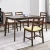 Import Wholesale Furniture Vintage  Italian Kitchen Table Sets Nordic Style Dining Table and Chairs from China