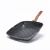Import wholesale High Quality Carbon Steel Square Grill pan non-stick frying pan cookware with Wooden Handle from China