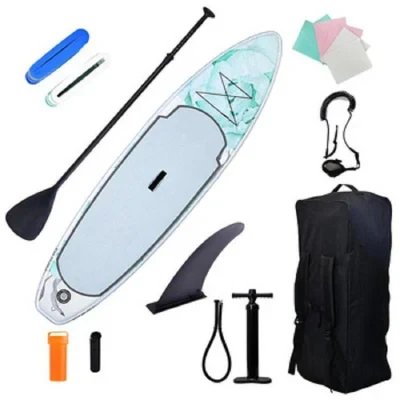 Wholesale High Quality High Pressure Water Board Foldable Inflatable Stand up Paddle Board with Paddle Cheap Sup Board