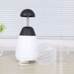 Wholesale Kitchen Tools Stainless Steel Fruit Vegetable Slap Chop Plastic Garlic Press Garlic Chopper