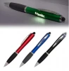 wholesale Led light up logo pen plastic promotional touch screen custom logo stylus pen