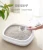 Import Wholesale Medium Cat Litter Box Colorful and Reusable Plastic Semi-Closed Bedpan for New Cats and Owners from China