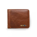 Wholesale Men Genuine Leather Smart Wallet Anti-Lost Wallet with Alarm GPS Bluetooth Wallet For Men