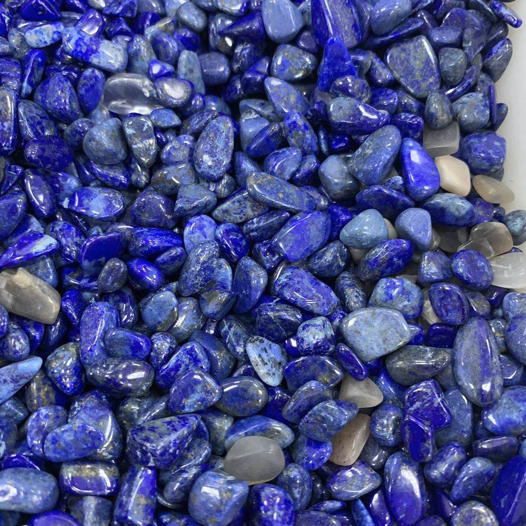 Wholesale natural gemstone quartz gravels chips crystals healing stones lapis lazuli chips