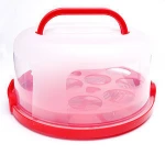 Wholesale  Plastic Cake Dome Cover, Dessert Cake Holder Container Carrier