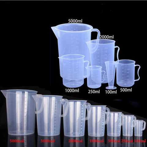wholesale  plastic measuring jugs cup jug beaker kitchen pp plastic cup measuring