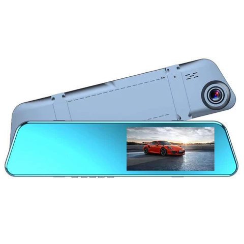 Wholesale Rear-view Car Camera Digital Video Recorder Dvr Dual Rearview Mirror Car Black Box