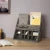 wholesale retro gray wooden desktop organizer wood office storage racks