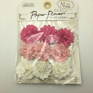 wholesale scrapbooking accessories window decoration paper flower petal crafts