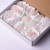 Wholesale Small Sparkly Natural Angel Aura Spirite Quartz Crystal Geode Cluster Set Ornament Gift Box