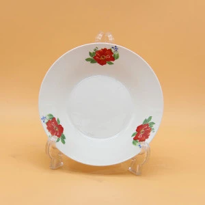 Wholesale stocked ceramic 8&quot; soup dishes plate