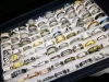 Wholesale Super Cheap Rings 100 Pieces Rings 30$ Men Womens Stainless Steel Ring Bracelet Mixed Batch
