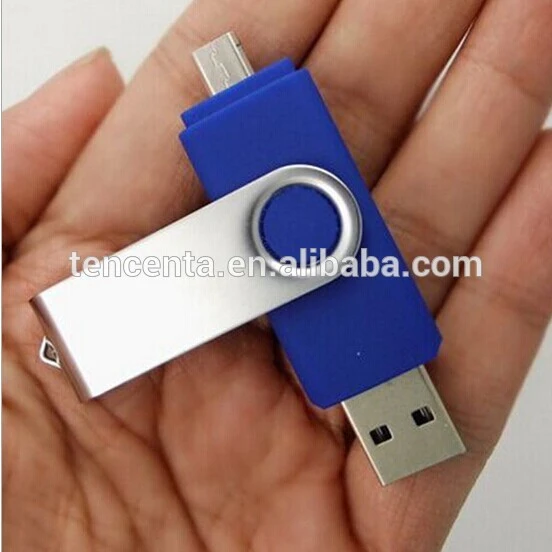 wholesale swivel otg high speed USB 2.0 flash drive, android smartphone usb flash drive