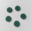 Wholesale synthetic malachite round green inlaid loose gemstones