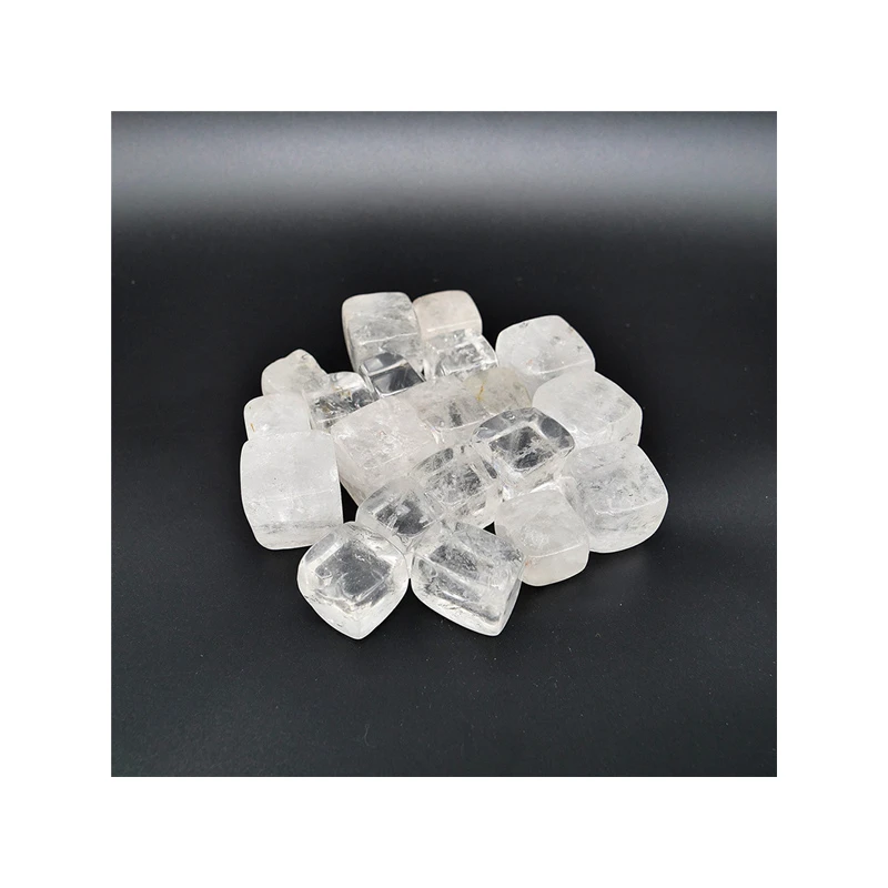 Wholesale Various Natural 7 Chakra Gemstone Gravels Amethyst Healing Quartz Crystals Cube Tumbled Stone