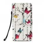 Wholesale wind bell Butterfly flower 3D printed card slot wallet leather phone case for iPhone 6 7 8 plus X XS XR MAX