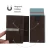 Import Wholesales Men magnet pop up wallet Card Holders Ultra-thin RFID anti-theft swipe card case genuine leather metal wallet from China