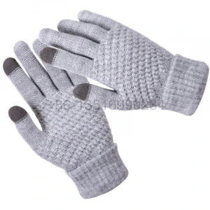 Winter gloves jacquard weave magic gloves