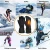Winter Waterproof Heated Gloves Amazon Hot Sale Ski Gloves in Stock with 3.7V AA Battery Box