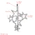 Import Women  Alloy Plated Silver  Star hair clip accessory from China