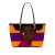 Import Women Large PU Shoulder Handbags Of African Girls Black Art Design Top handle Ladies Tote Bags from China
