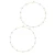Import Women New Pearl Big Circle Gold Plated Earring Trendy Exaggerated Pearl Earring Wire Hoop Earrings from China
