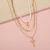 Import Women vintage Layered 18k Gold Chain Religion Belief Jesus Cross Charm Pendant Pearl Custom Necklace Jewelry from China