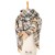 Import Women winter cashmere acrylic square scarf white and black plaid shawl custom tartan grid scarf from China