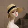 Women&#39;s summer wholesale sun hat wild foldable straw hat fisherman hat