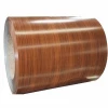 Wood grain prepainted ppgi galvanized aluminum coil for metal building materials