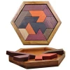 Wooden Puzzles Toys Jigsaw Board Geometric Shape Child Educational Toy Brain Teaser Non Toxic Wood Children Kids Gift Present