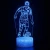 Import World Cup Real Madrid Football Team Logo Series lamps 3D Illusion LED Night Light Touch Switch USB Table Lamp for Holiday Gifts from China
