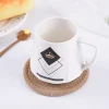 Woven Rope Cotton Placemat Coasters Round Kitchen Table Accessories Knitting Cotton Rope Placemats