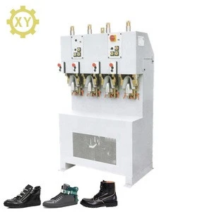 XY-616 Two hot molds and two cold molds shoes topline machinery for making shoes