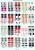 Import Y5546/2016 Latest Fashional Nail Art Decal Black Plaid ToeNails Art Wraps Sticker Gel Nail Sticker from China