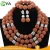 Import yellow jewelry accessory, crystal beads jewelry set fashion party beads from China