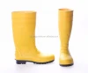 Yellow PVC Water Rainboots / Working Rubber Shoes / Safety Rain boots with Steel Toe