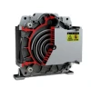 YiBang scroll air compressor head 3.7KW 5hp 400L/min 8bar with 220V 60Hz 3phase Permanent Magnet Motor for Manufacturing Plant