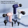 Yixuan Custom Lightweight fascia wireless massager percussion mini handheld deep body with 6 gears 4 head gun massage