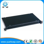 yushi fixed type 24 port fiber optic patch panel