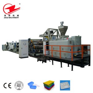 ZEQI disposable PP plastic plate food container making machine