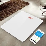 Zhejiang Best selling product LED Bluetooth body fat scale Digital household high Precision  bathroom scale App health monitor