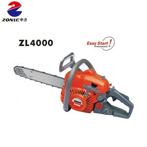 ZL4000 Cutting Woods Gasoline 37.2CC 1.4kw Chainsaw With CE Certificate