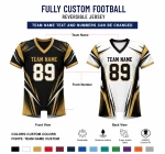 Custom Sublimated Football Jersey Reversible Design for Teams