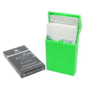 ABS cigarette case box holder full pack. Imprinted plastic cigarette holder