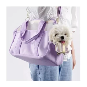 Breathable pet carrier bag cat and dog travel bag